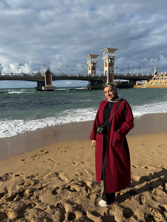 Forever Coat – Burgundy