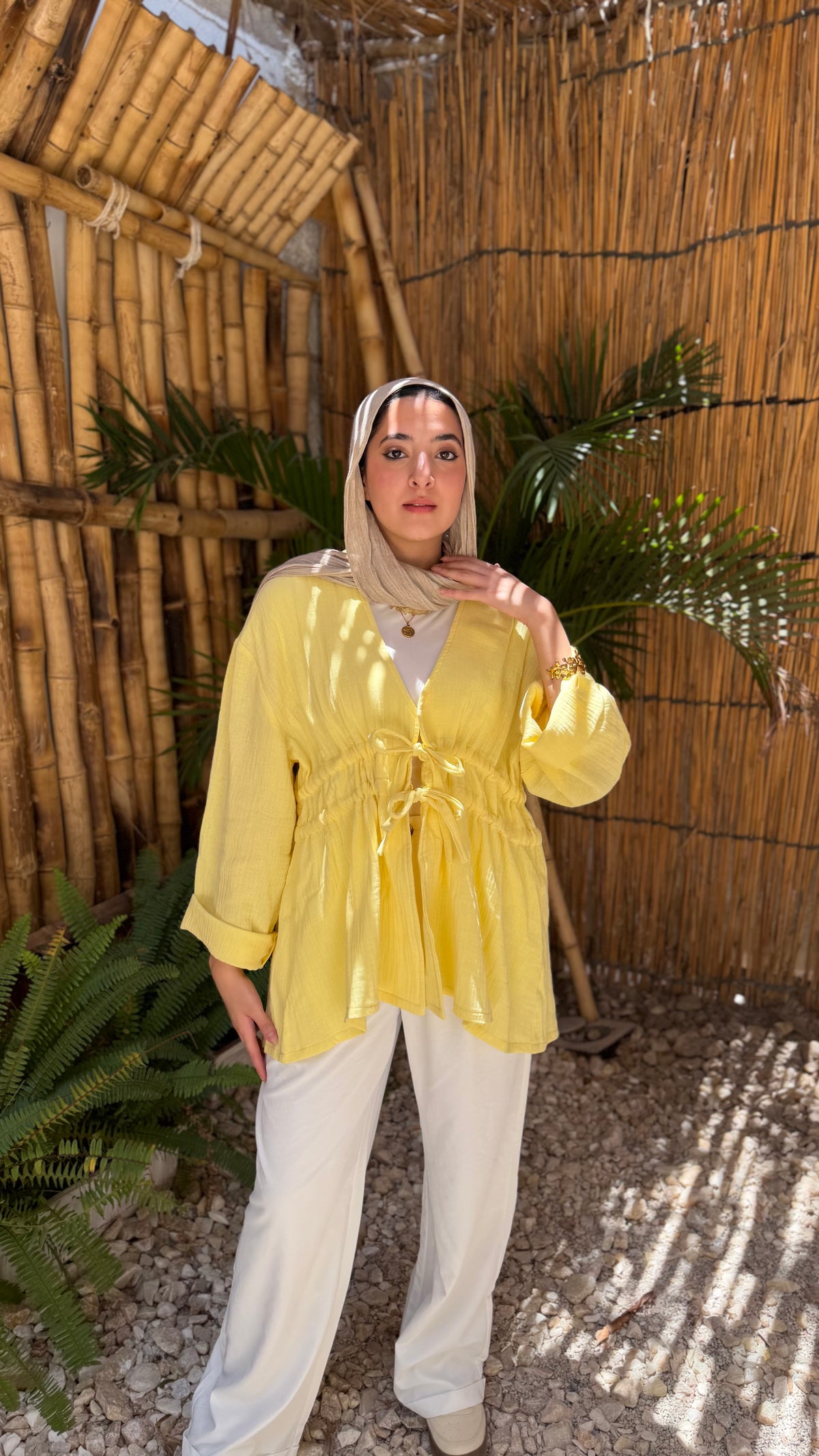 Ruffle Blouse - Yellow