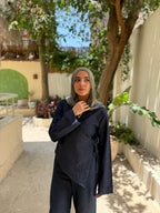 Denim Blouse - Dark
