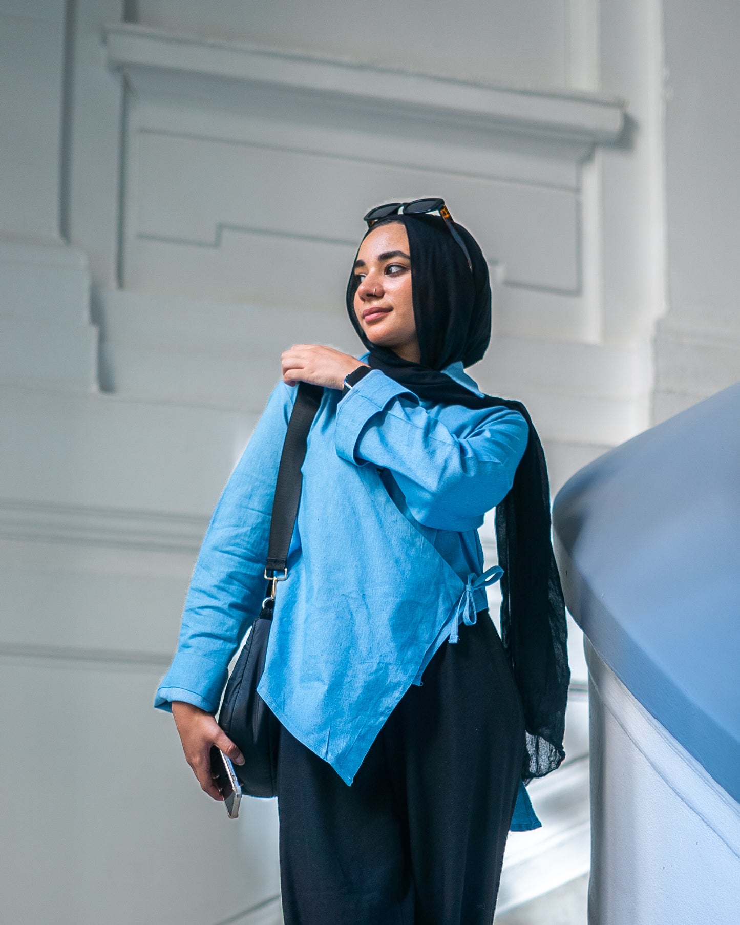 Light Denim Blouse