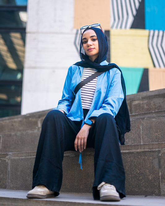 Light Denim Blouse