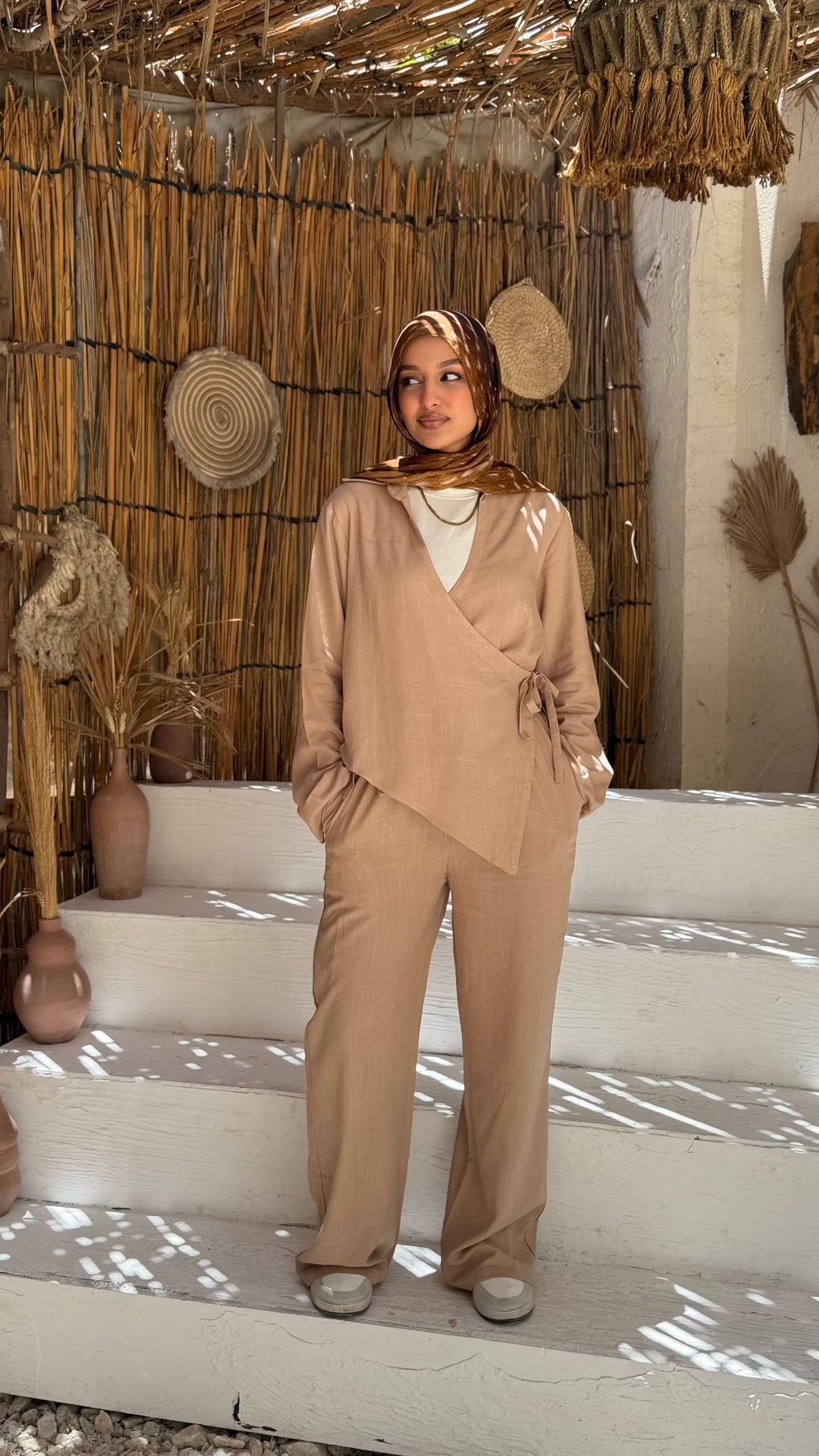 Pure Linen Set - Café