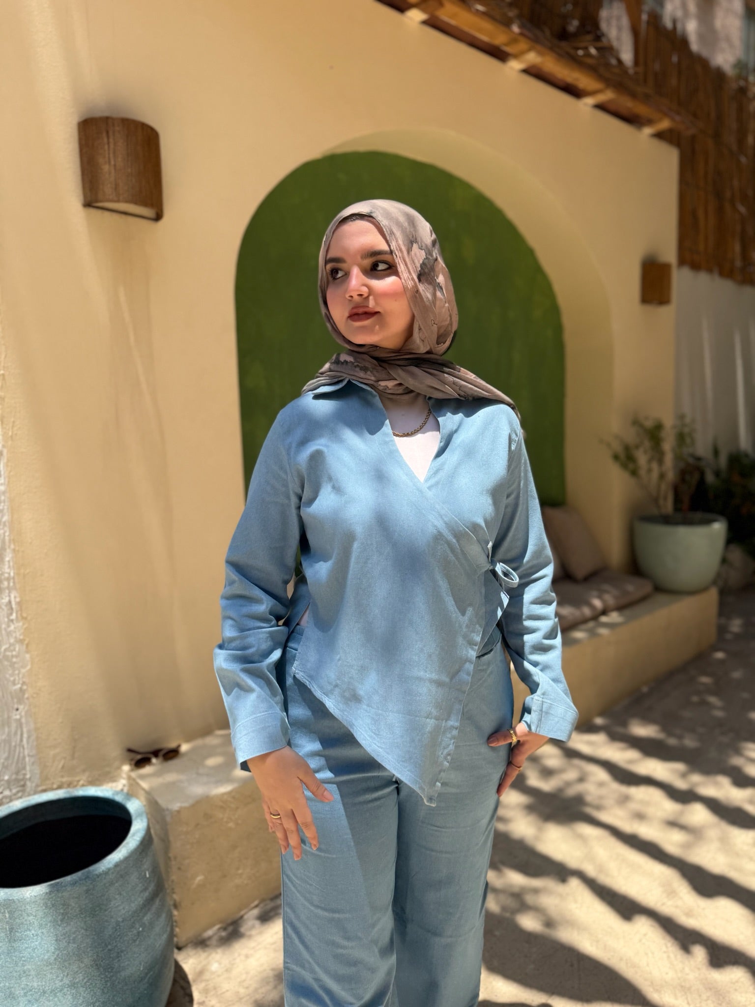 Denim Blouse - Light