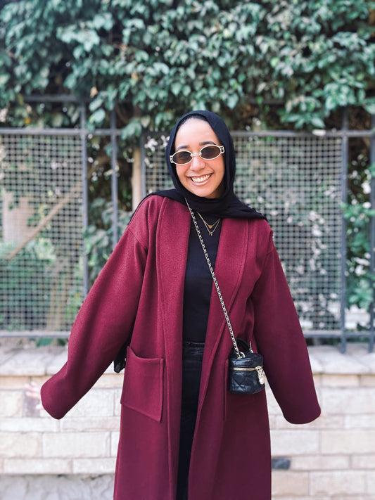 Forever Coat – Burgundy         (Pre-Order)