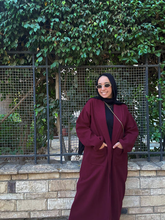 Forever Coat – Burgundy         (Pre-Order)