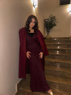 Forever Coat – Burgundy