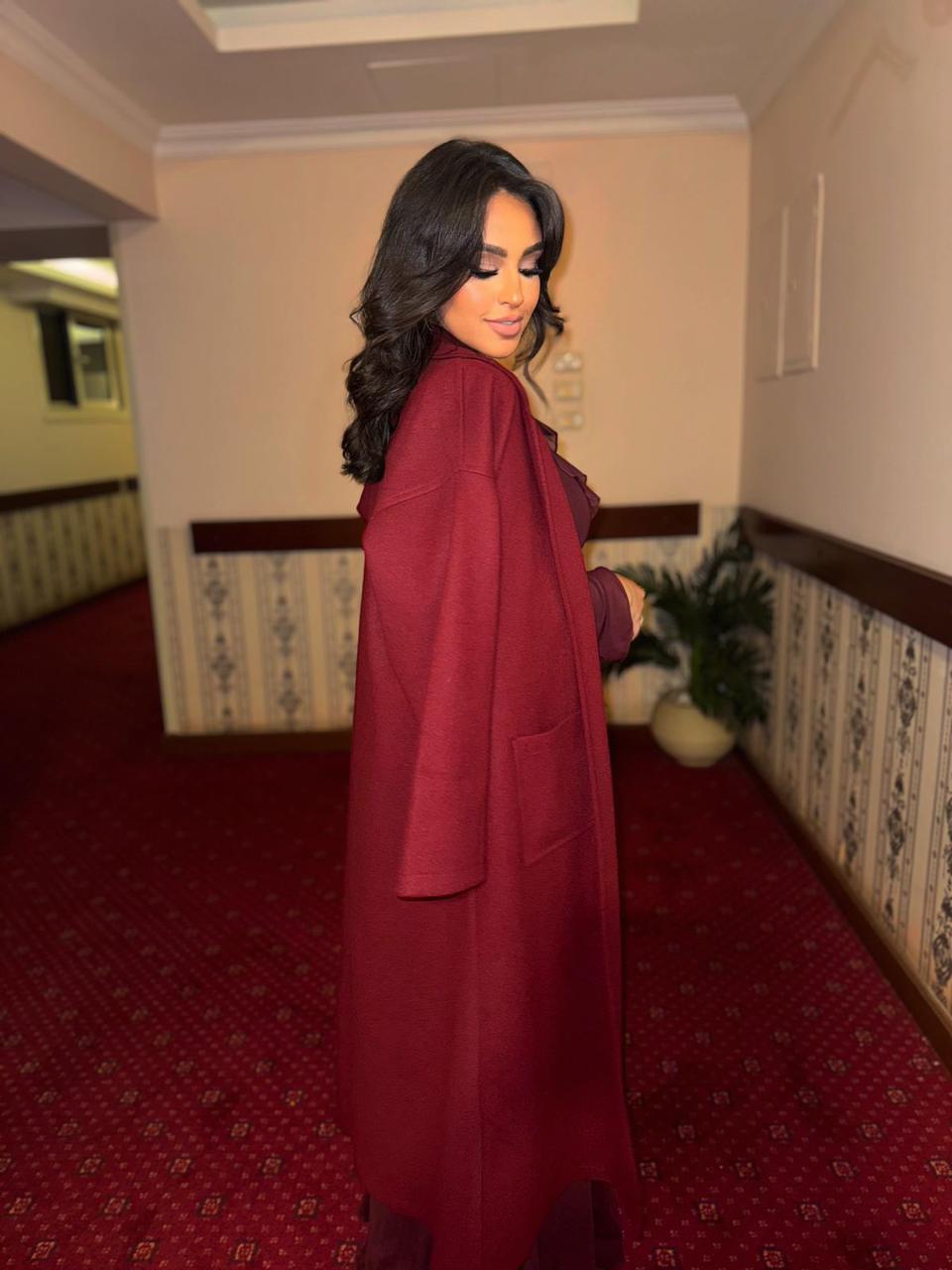 Forever Coat – Burgundy