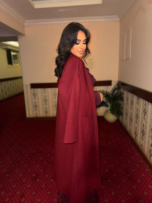 Forever Coat – Burgundy